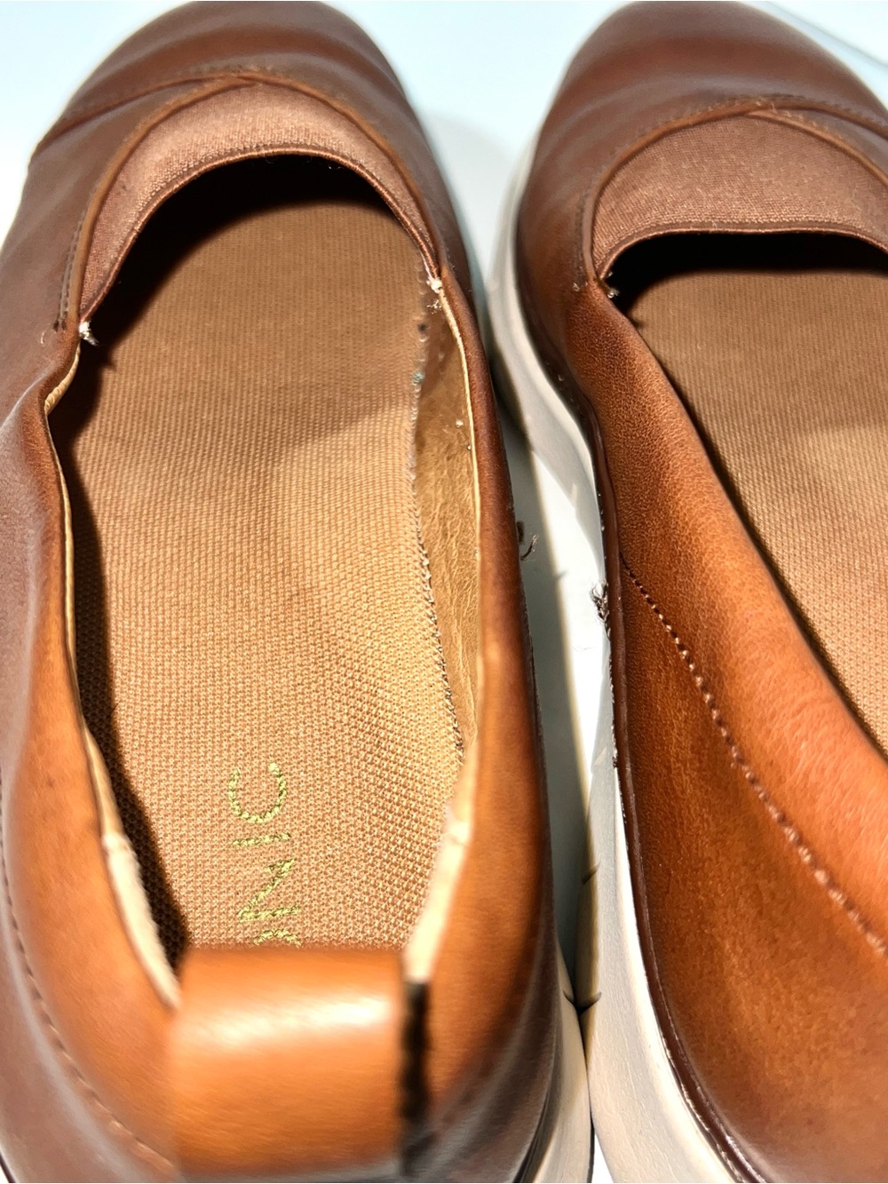 Vionic Fresh Linden Brown Leather Slip On Walking Loafers Comfort Shoes Size 9 - Picture 14 of 15
